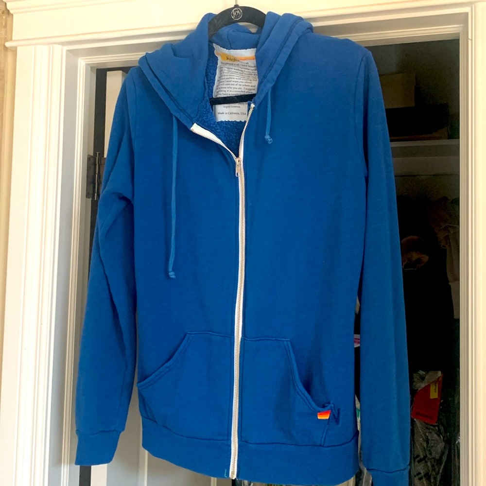 Aviator nation zip up hoodie